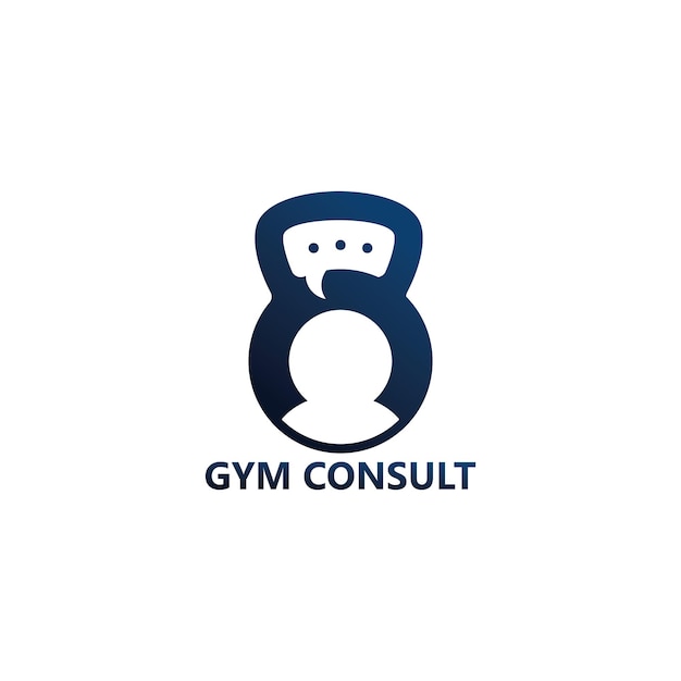 Sportschool Consult Logo sjabloonontwerp