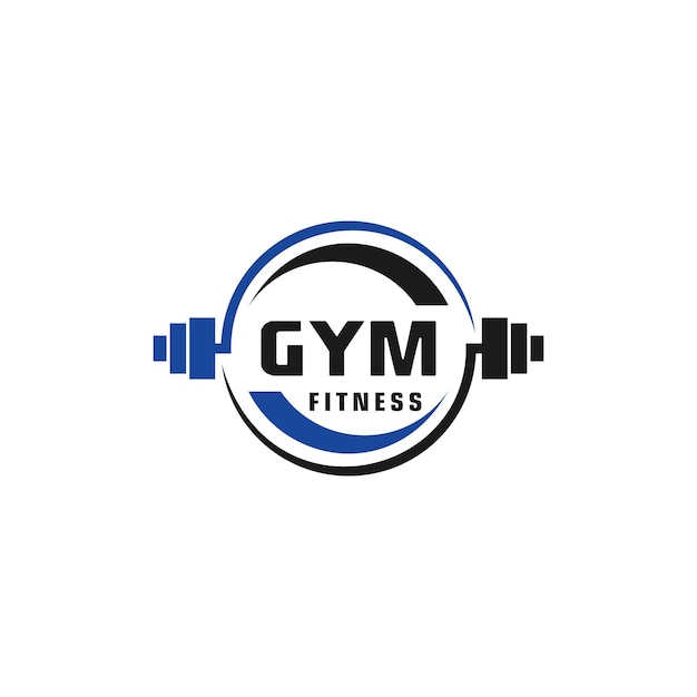 Vector sportschool fitness logo ontwerp vector