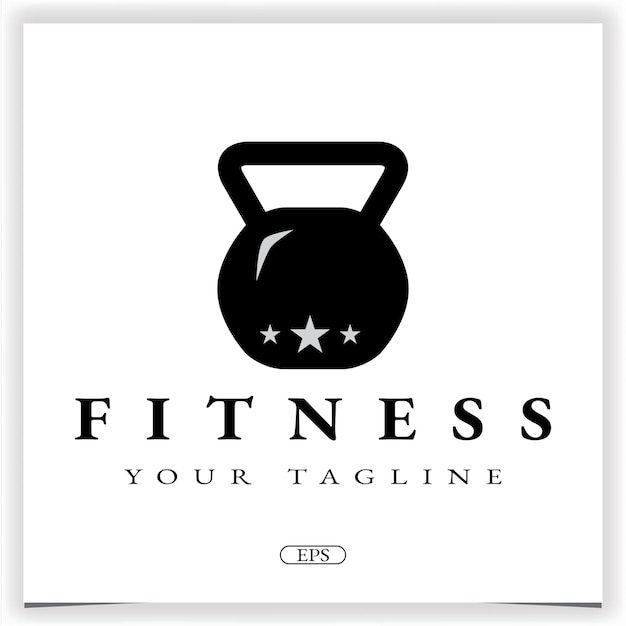 Sportschool fitness modern logo premium elegante sjabloon vector eps 10