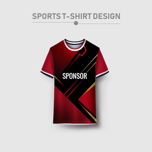 Sporttrui en achtergrond voor sublimatiedruk