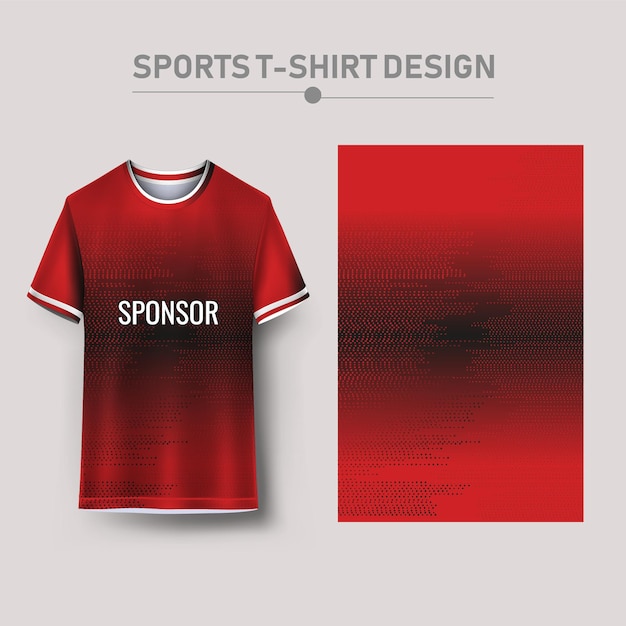 Vector sporttrui en achtergrondontwerp