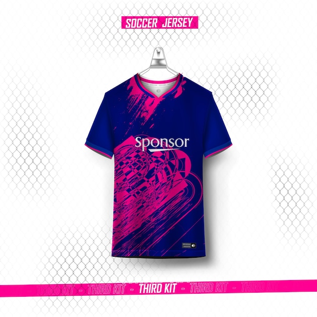 Sporttrui-ontwerp voor sublimatie - jersey-sjabloon