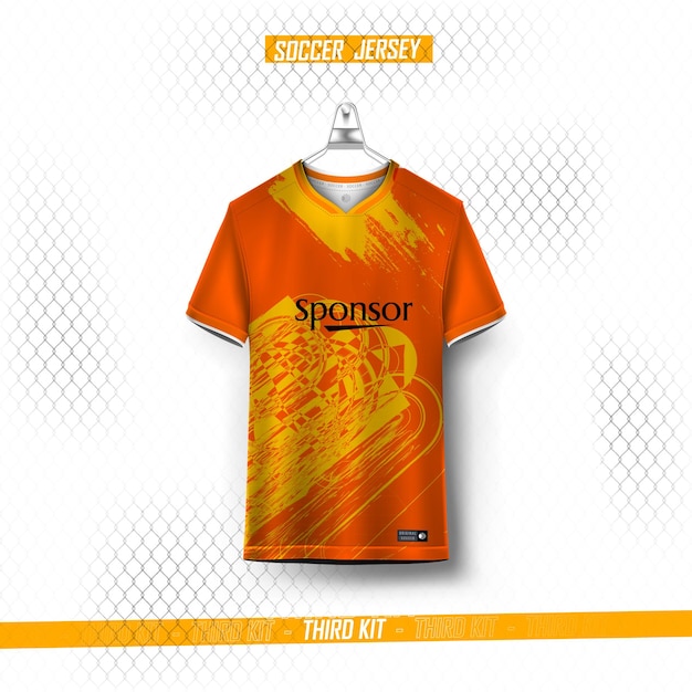 Sporttrui-ontwerp voor sublimatie - jersey-sjabloon