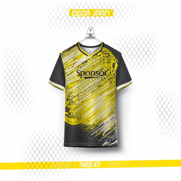 Sporttrui-ontwerp voor sublimatie - jersey-sjabloon