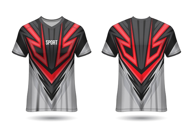 Sporttrui ontwerpsjabloon voor teamuniformen