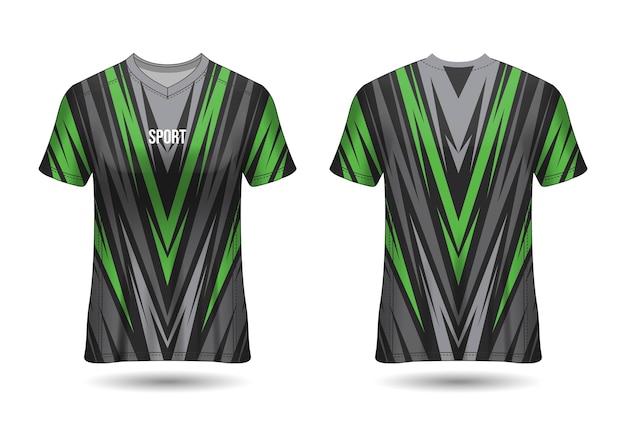 Vector sporttrui ontwerpsjabloon voor teamuniformen