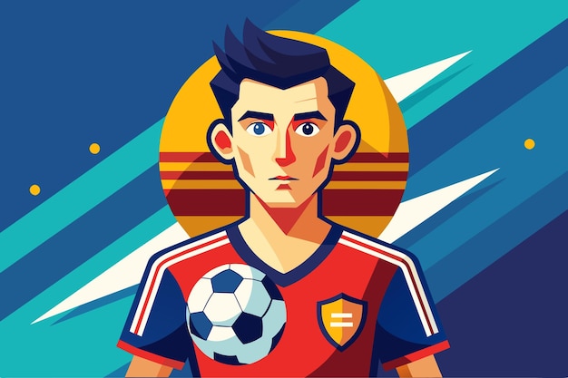 Sportvoetbal achtergrond is