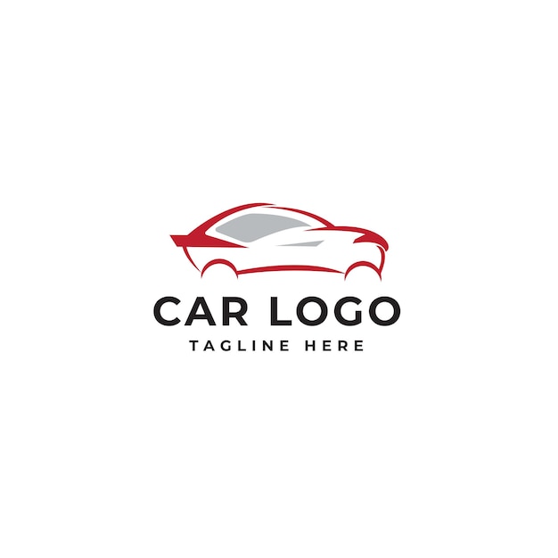 sportwagen logo ontwerpsjabloon