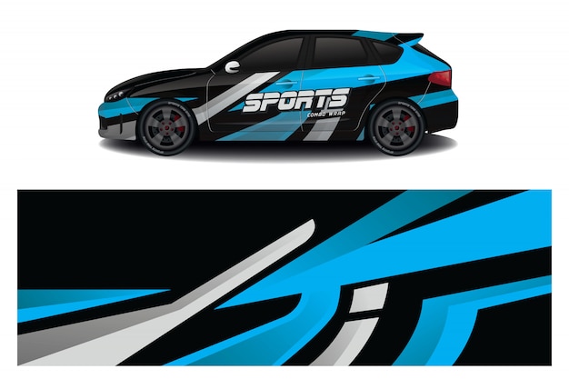 Sportwagen sticker wrap