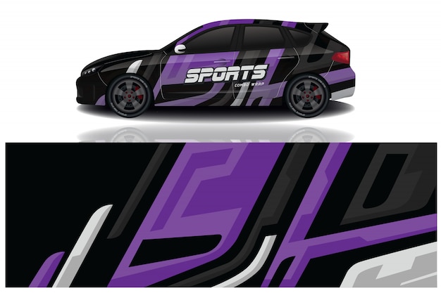 sportwagen sticker wrap