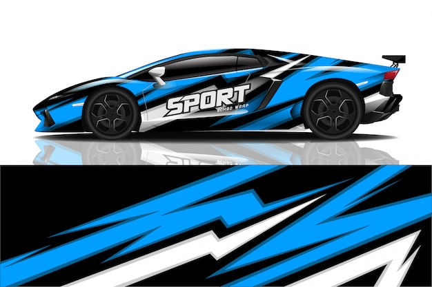 Sportwagen sticker wrap