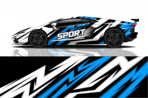 sportwagen sticker wrap