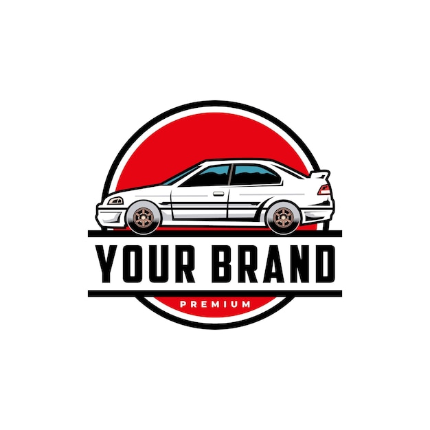 sportwagen vector logo ontwerp
