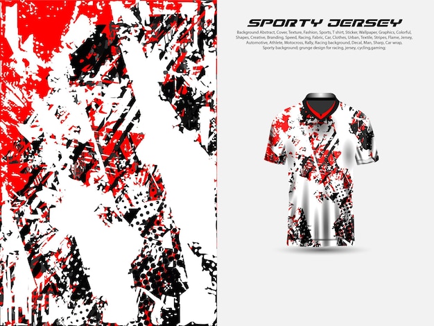 Vector sporty jersey extream grunge 364