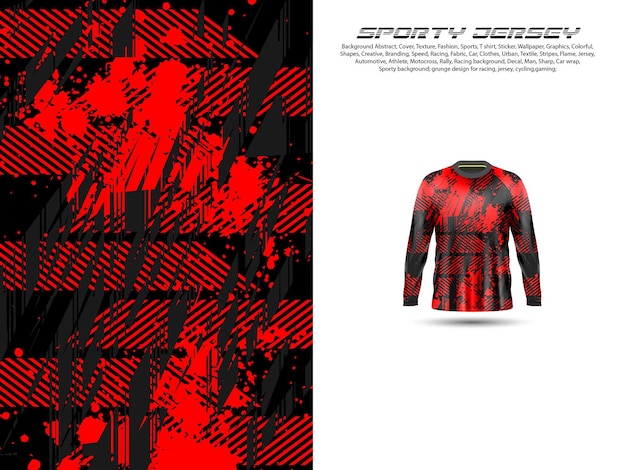 Maglia sportiva extream manica lunga grunge 202