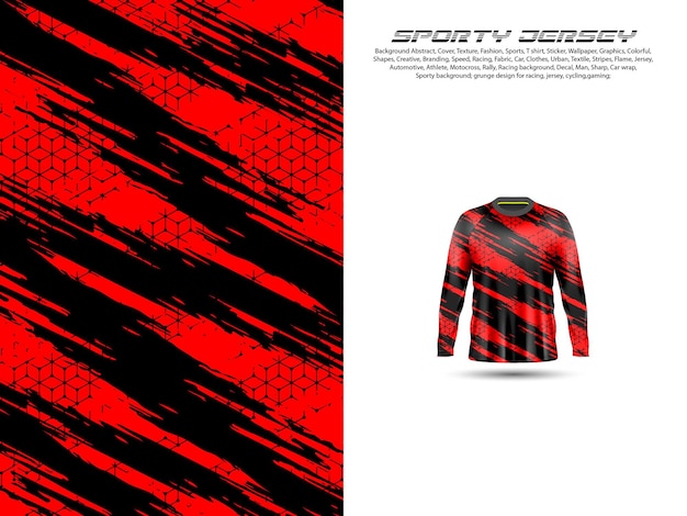 Maglia sportiva extream manica lunga grunge 212