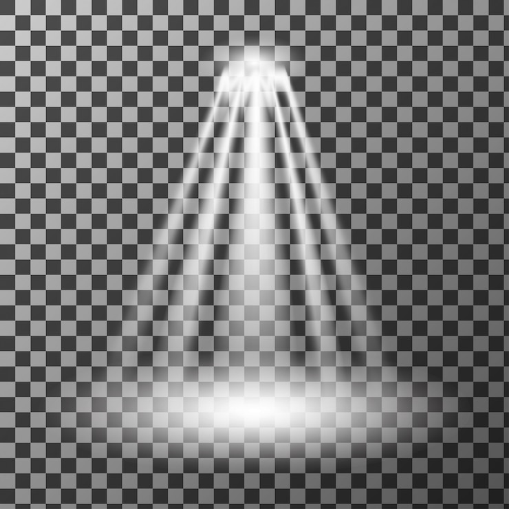 Vector spotlight light effect