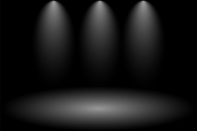 Spotlights scene in light room illustration Light Effects