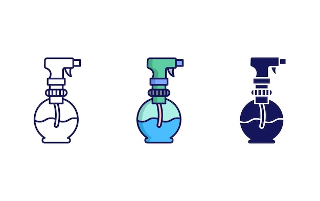 Spray bottle vector icon