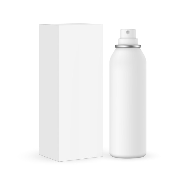 Spray bottle with box