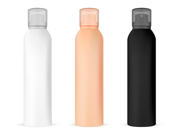 Spray mockup bottle. aluminum freshener container