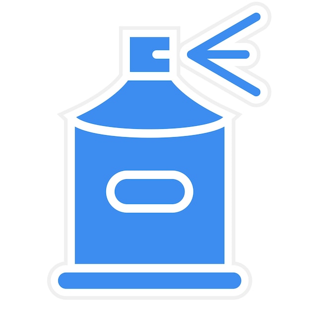 Vector spray paint icon style