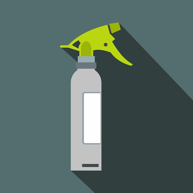 Sprayer flat icon with shadow on the background