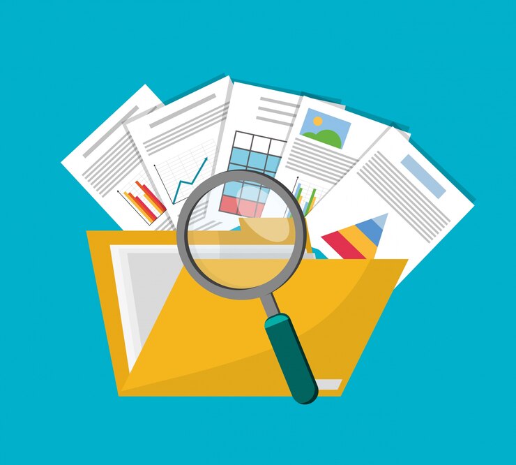 Vector spreadsheet document infographic