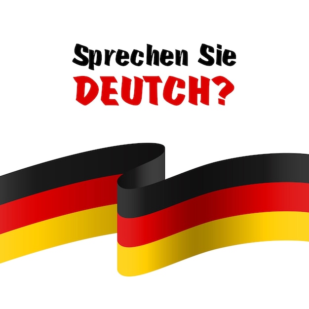 Sprechen Sie Deutch Vraag spreekt u Duits