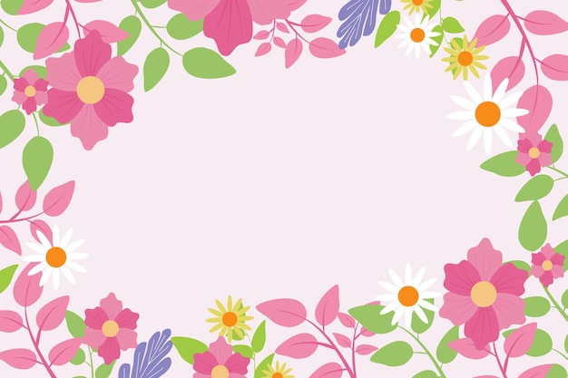 Vector spring background