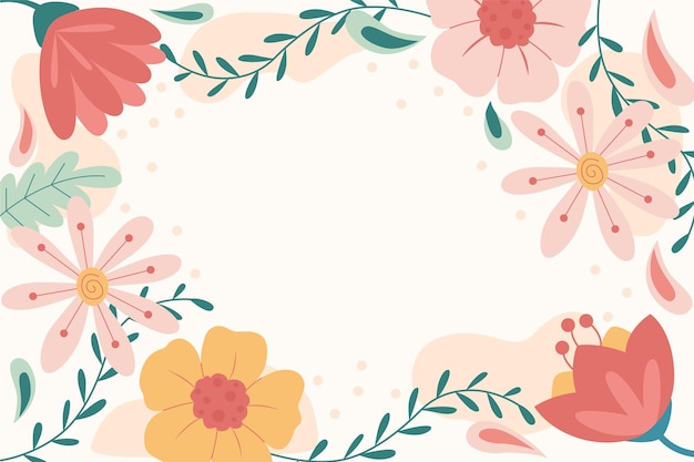 Vector spring background