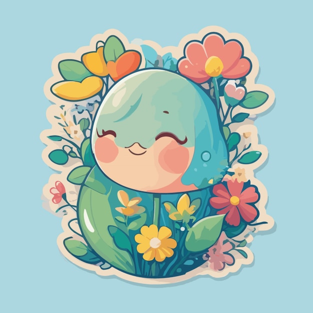 Spring cartoon vector