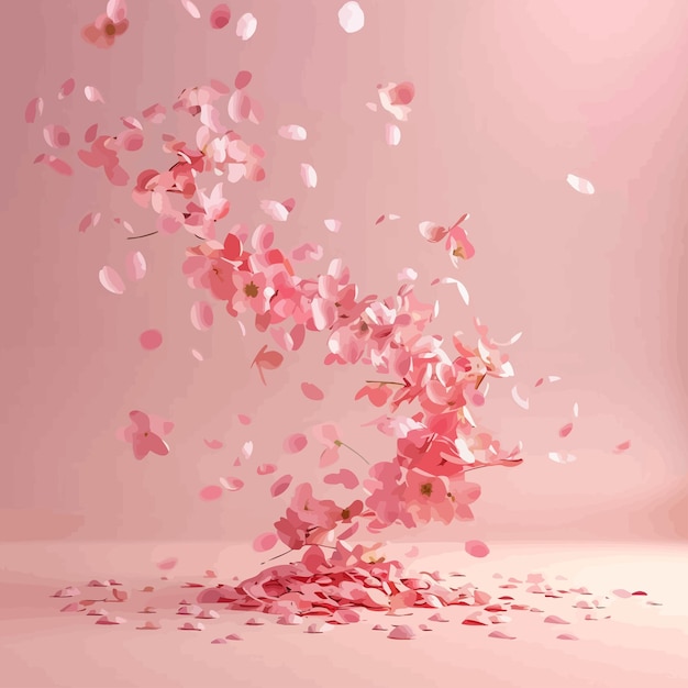 Vector spring_cherry_blossom_background_vector