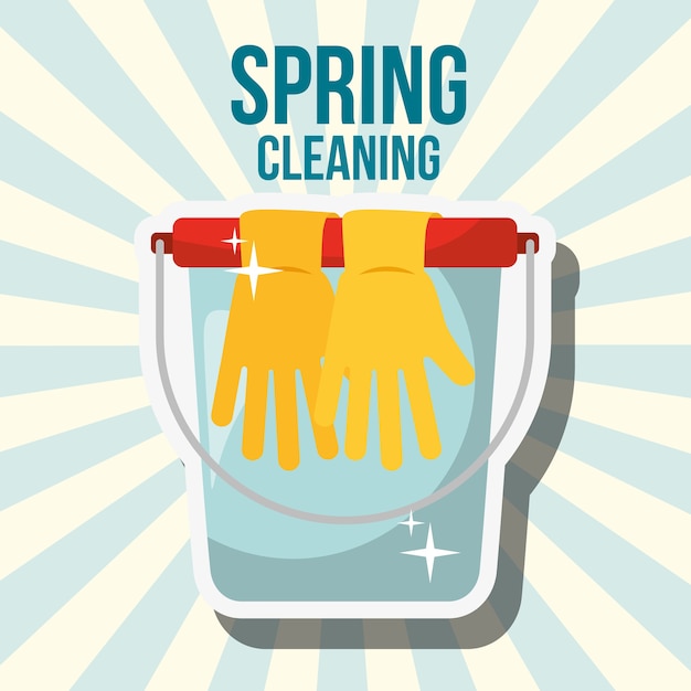 spring cleaning concept