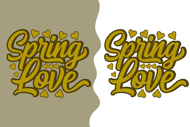 Spring day t-shirt design