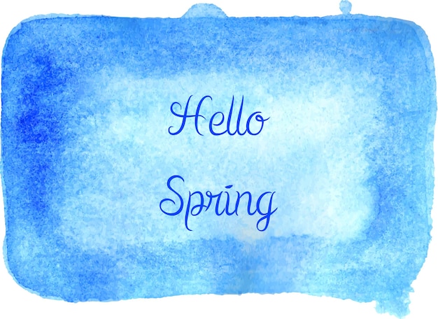 Spring decorative card