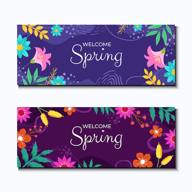 Spring Floral Banner