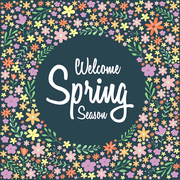 Spring Floral Pattern or Background