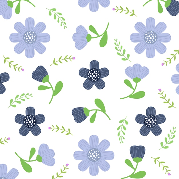 Spring floral pattern or background