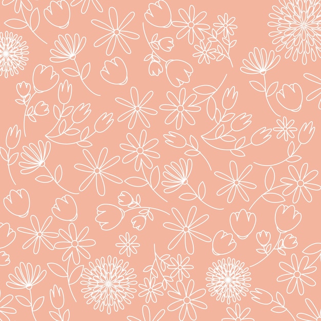 Spring flowers background image