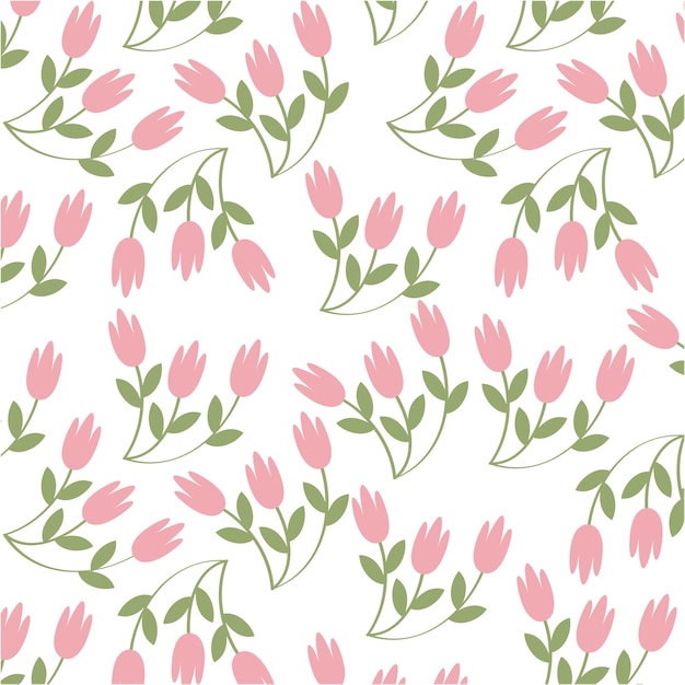 Vector spring flowers background image