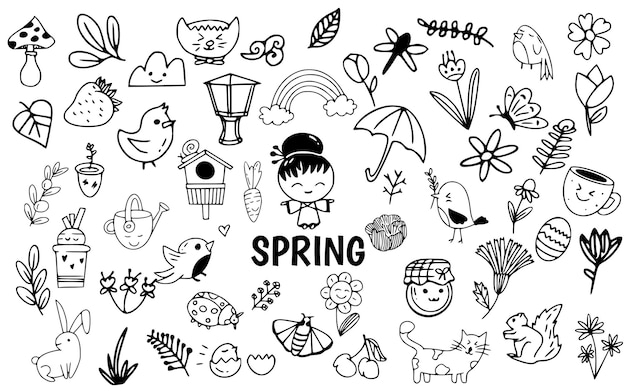 Yahoo!オークション - オリジナル手描きイラスト Spring