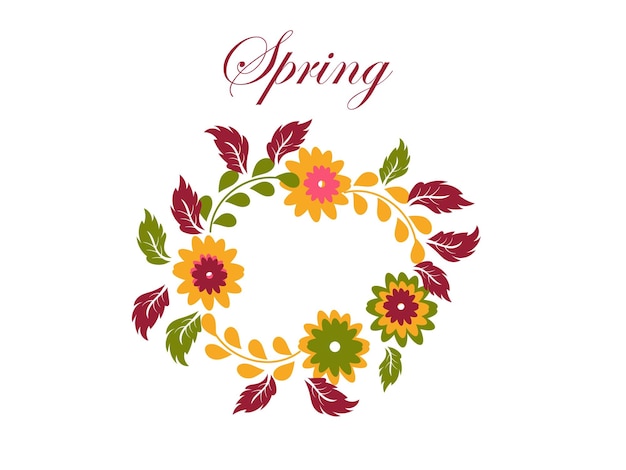 Spring label collection theme