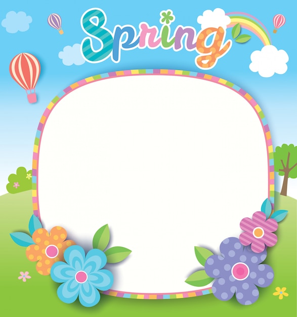 Spring-nature-template