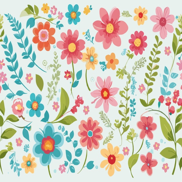 Premium Vector | Spring patterns vector
