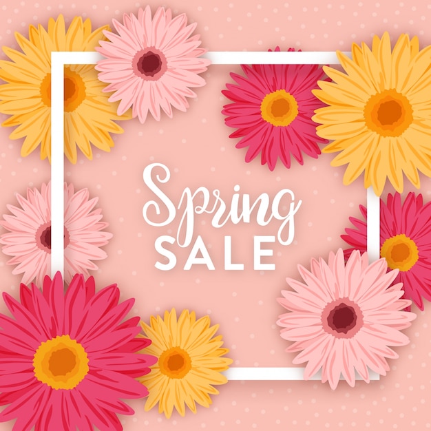 Spring sale banner