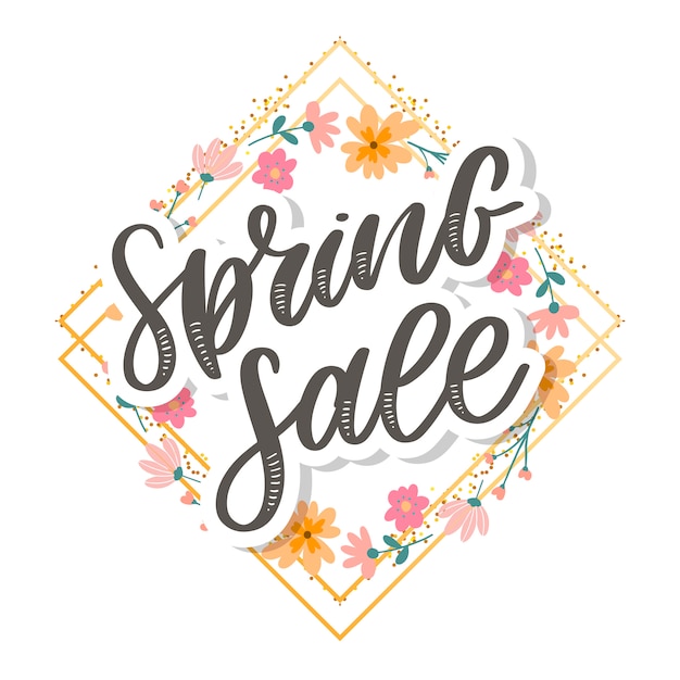 Spring Sale illustration