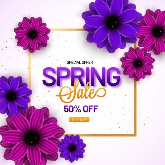 Spring sale template