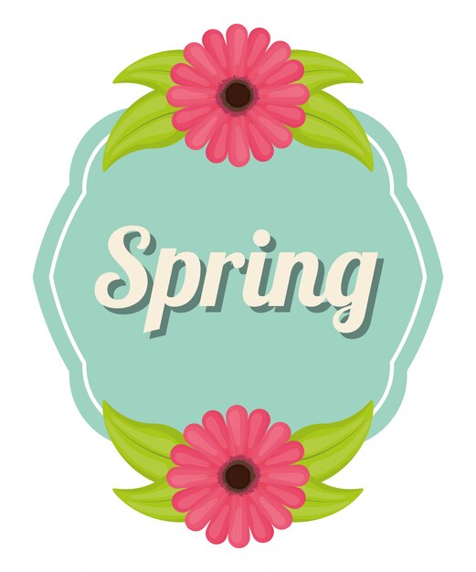 Vettore design di stagione primavera