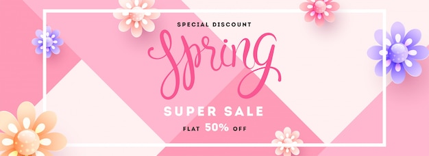 Vector spring super sale header